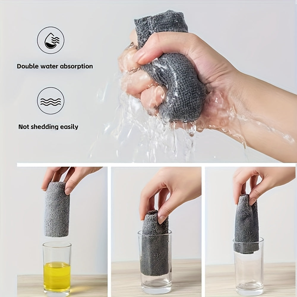 40 PCS (Buy 1 Get 1 Free) Ultra Soft Microfiber Cleaning Cloth + 1 Free Gift (Multipurpose Microfiber Towels)