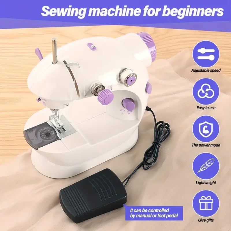 Multi-Functional Portable Sewing Machine with Table