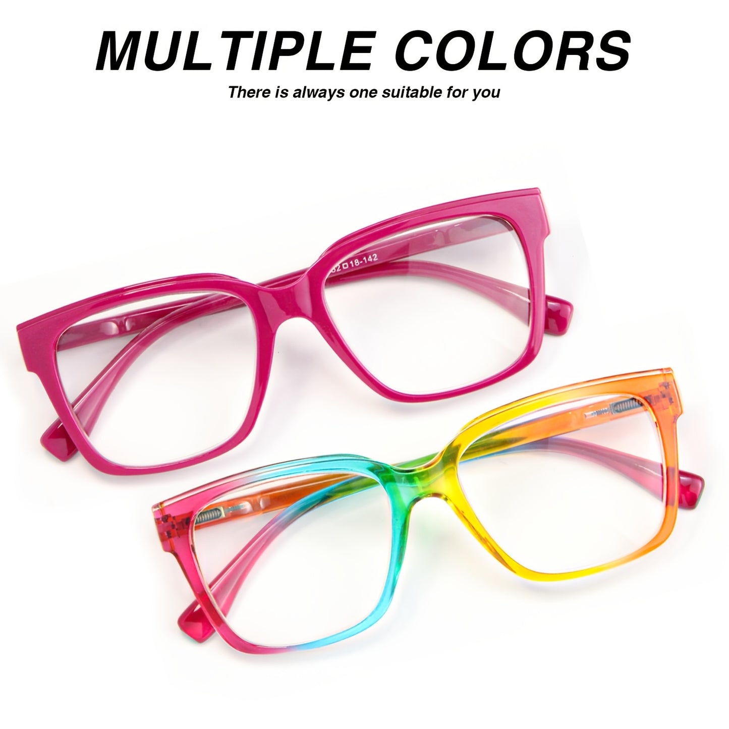 BUY 1 GET 1 FREE🌸 ColorGlow™ Women's Fashion Reading Glasses +1.50 to +3.5 👓