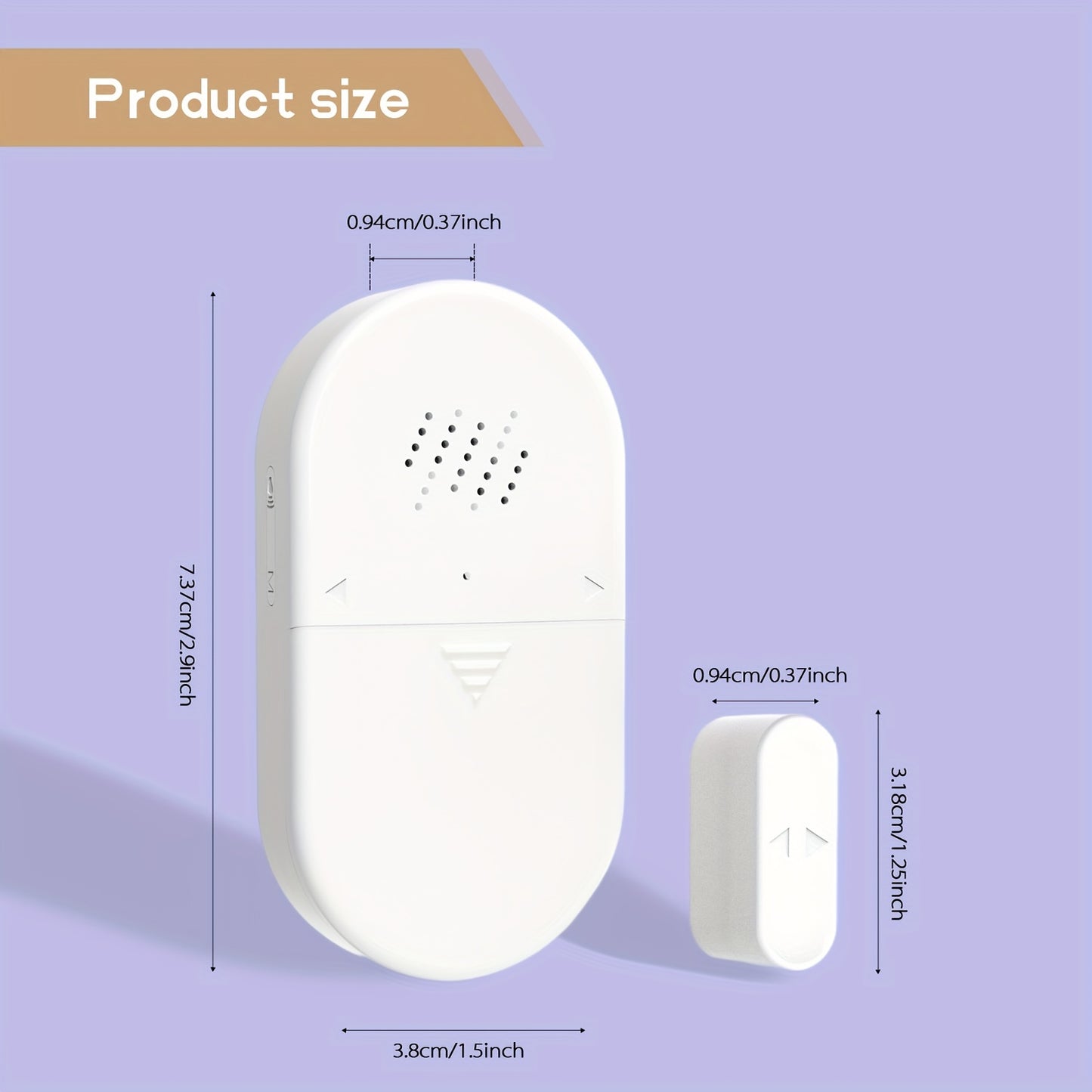 Smart Door Window Open Sensor Alarm & 130dB loud Siren