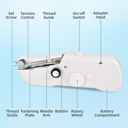 2026 - 🧵✨ Portable Handheld Sewing Machine – Stitch Anytime, Anywhere! ✨🧵