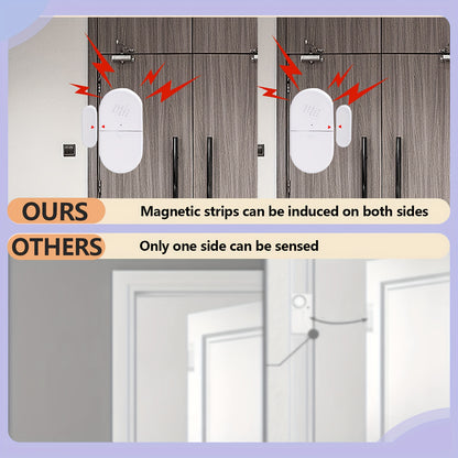 Smart Door Window Open Sensor Alarm & 130dB loud Siren