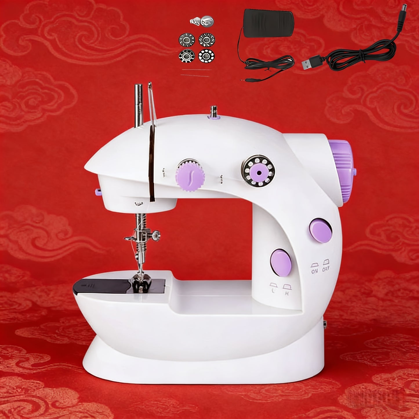 Multi-Functional Portable Sewing Machine with Table