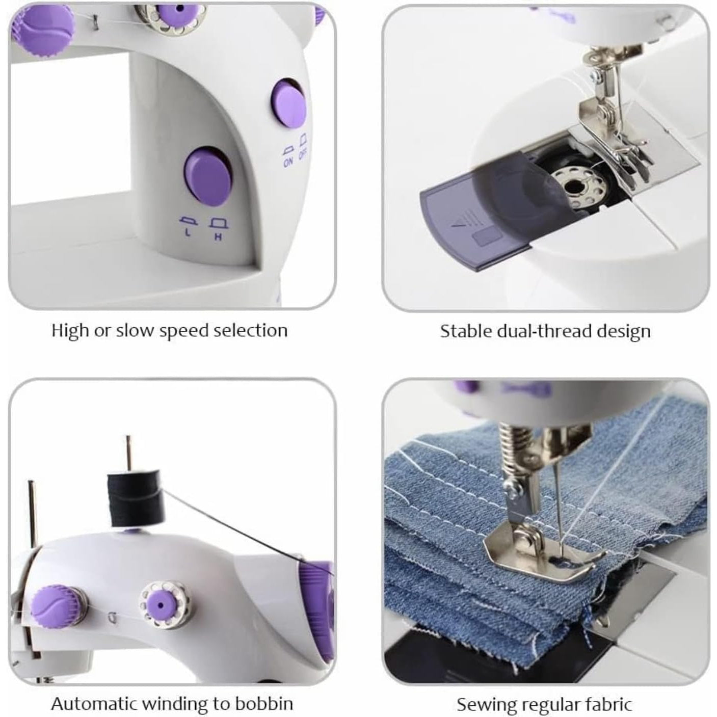 Multi-Functional Portable Sewing Machine with Table