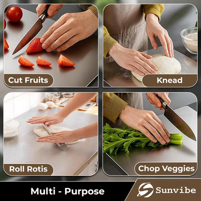 Stainless Steel Chopping Board for Kitchen