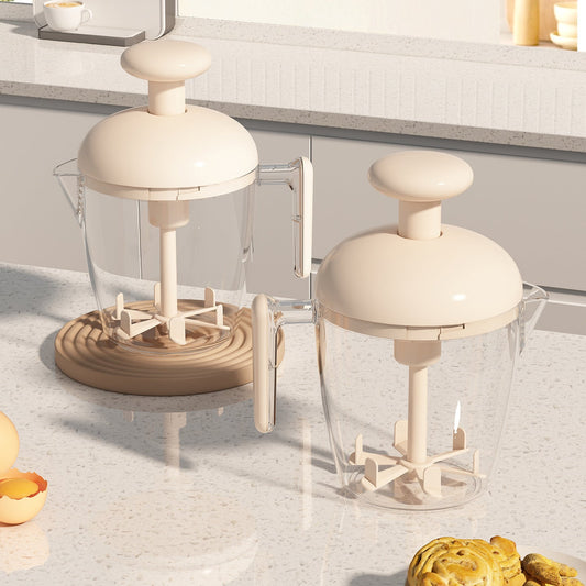 Multifunctional Press - Type Egg Whisking and Filtering Cup