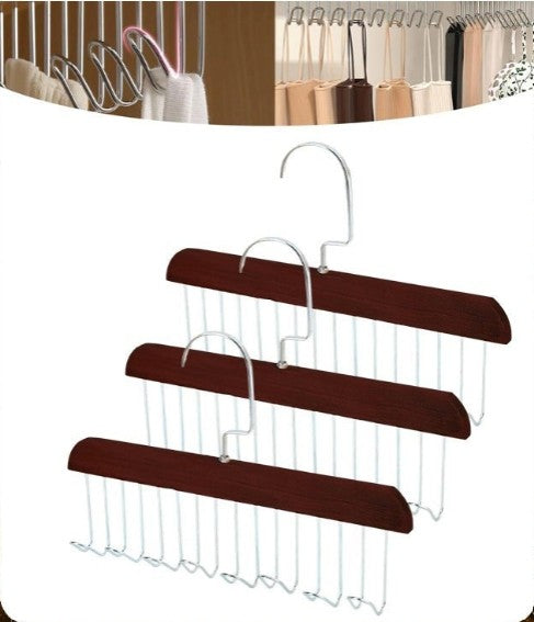 Multi Hook Coat Racks 360 Degree Space Saving Hangers with 8 Hooks