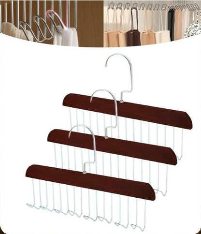 Multi Hook Coat Racks 360 Degree Space Saving Hangers with 8 Hooks
