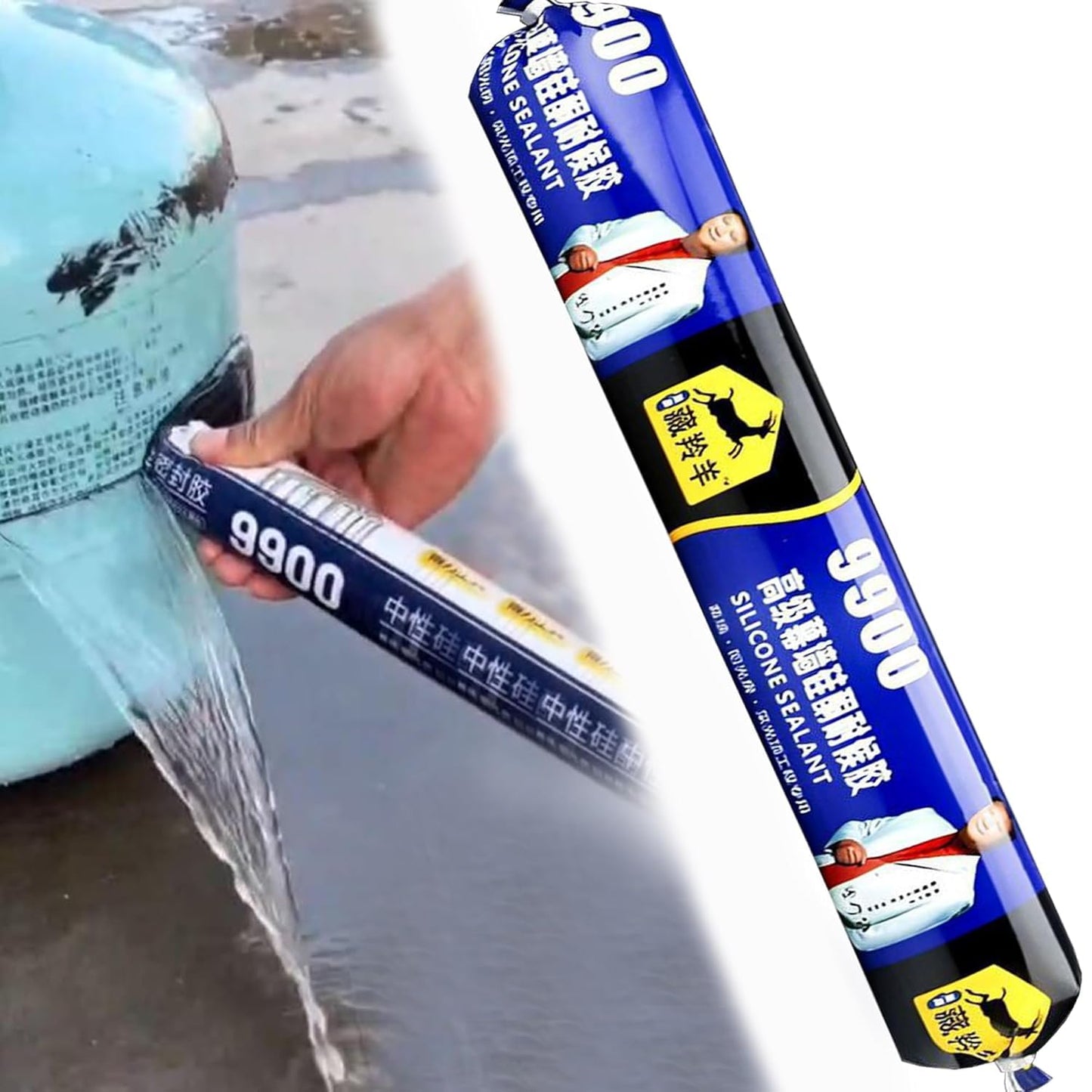Waterproof Silicone Sealant for Roof & Leak Repair - 750 Grm