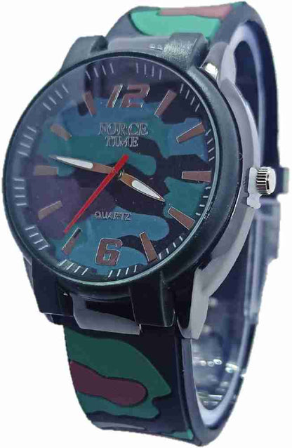 (Pack of 2) Force Time Army Analog Wristwatch For Men and Boys