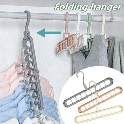 (Pack of 15) 9 Hole Rotatable Hanger Space Saving Organizer