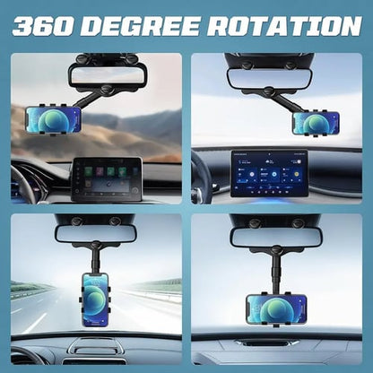 ✨Ultimate Pack - Car Mirror Mobile Holder With Free Car Cleaning Accessories 🚗