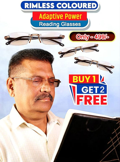 Colored Reading Glasses – Perfect for Home & Office - BUY 1 GET 2 Free