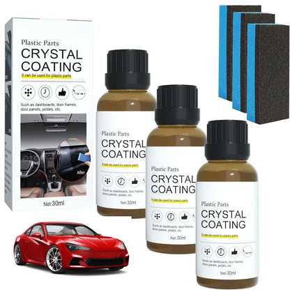 ( BUY 1 GET 2 ) Crystal Coating For Car & Bike Plastic Parts