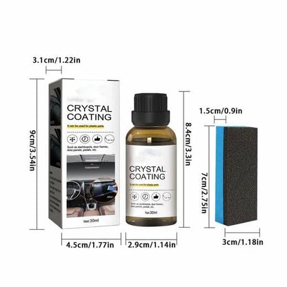 ( BUY 1 GET 2 ) Crystal Coating For Car & Bike Plastic Parts