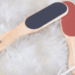 (Pack of 2) Foot File Scraper Premium Wooden Dead Skin Callus Remover