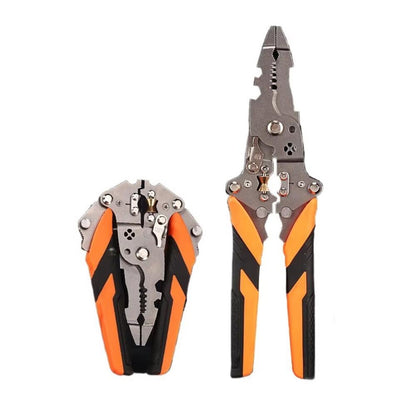 All In One Multi - Foldable Wire Stripping Pliers: High Carbon Steel Multifunction tool DIY and Craft
