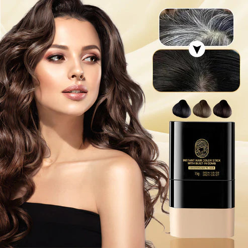 💖Instant hair color stick with built-in comb